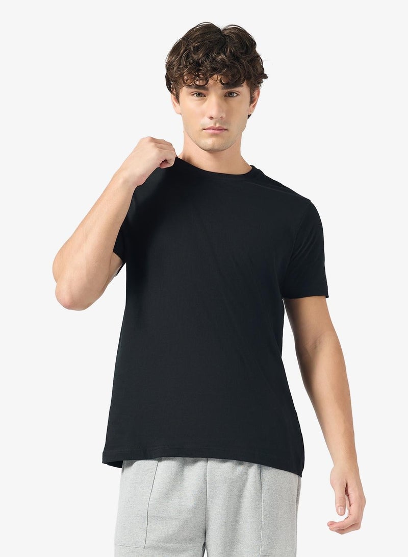 Seventy Five Basics Pack of 3 Round Neck T-Shirt - Image 3